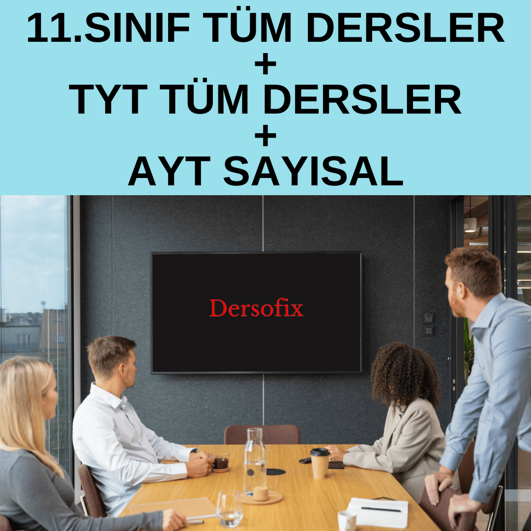 11.sınıf Tüm Dersler + Tyt Tüm Dersler+ayt Sayısal Eğitim Paketi