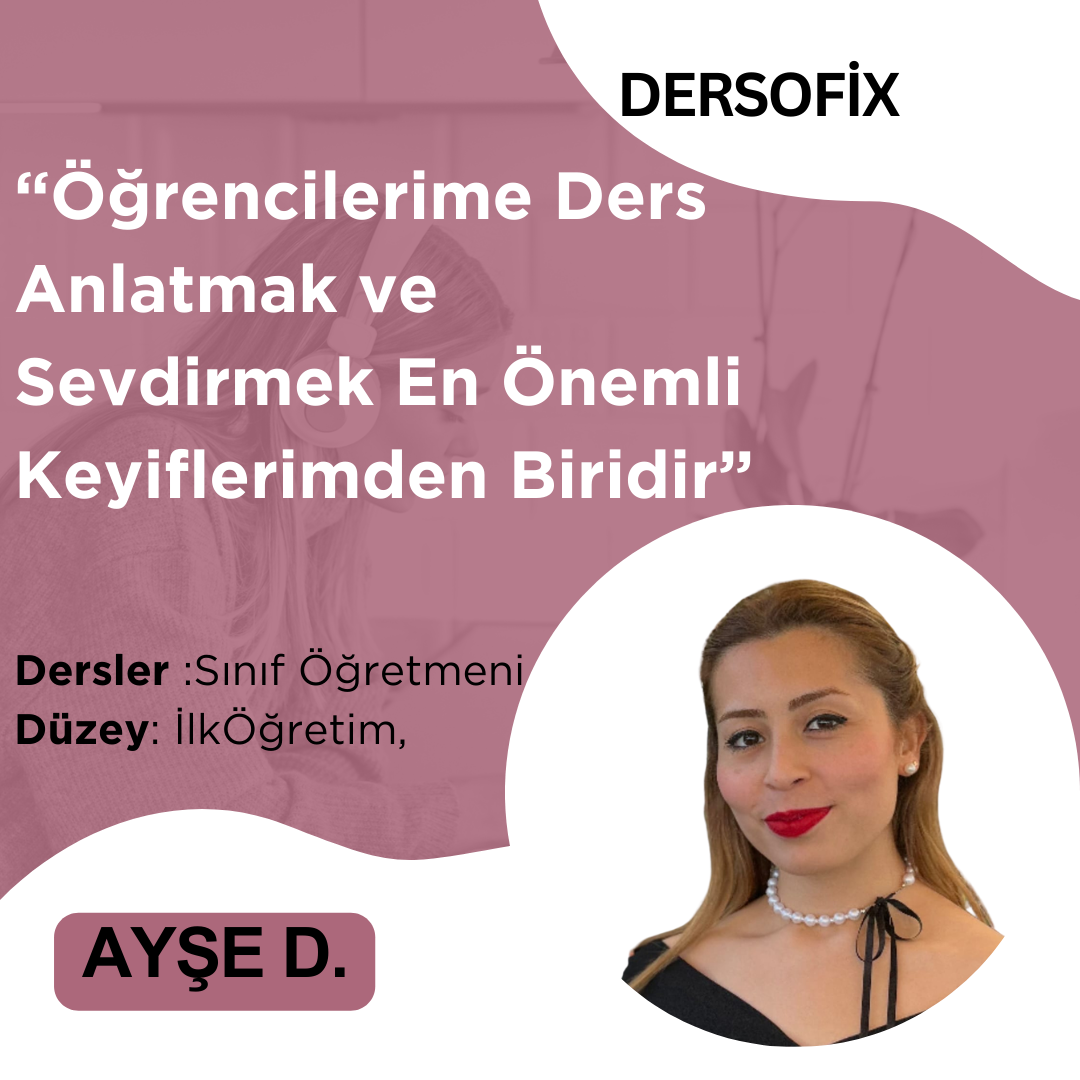 Sınıf Öğretmeni Özel Ders